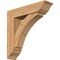 Ekena Millwork Thorton Traditional Smooth Bracket w/ Offset Brace, Western Red Cedar, 7 1/2"W x 30"D x 30"H BKT0806X30X30THR01SWR - alternate 1